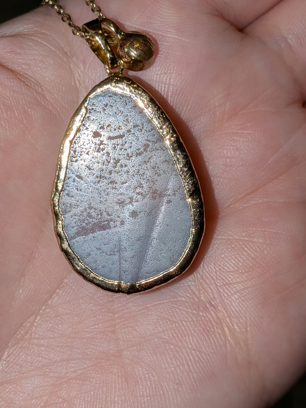 "Blue Skies" Druzy Necklace - Picture 4 of 6